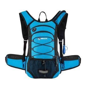 Miracol Hydration Backpack Unisex 2L Blue Thermal Insulated Hiking Running Pack